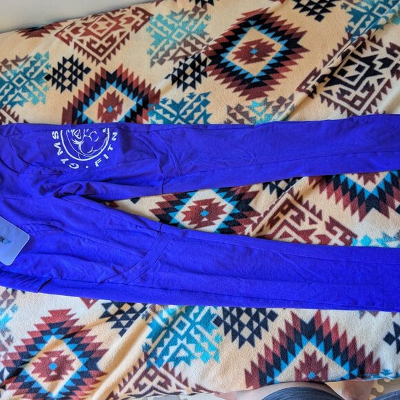 Ladies Puplish-blue Gymshart pants, extra small -new with tags - Picture 1 of 1